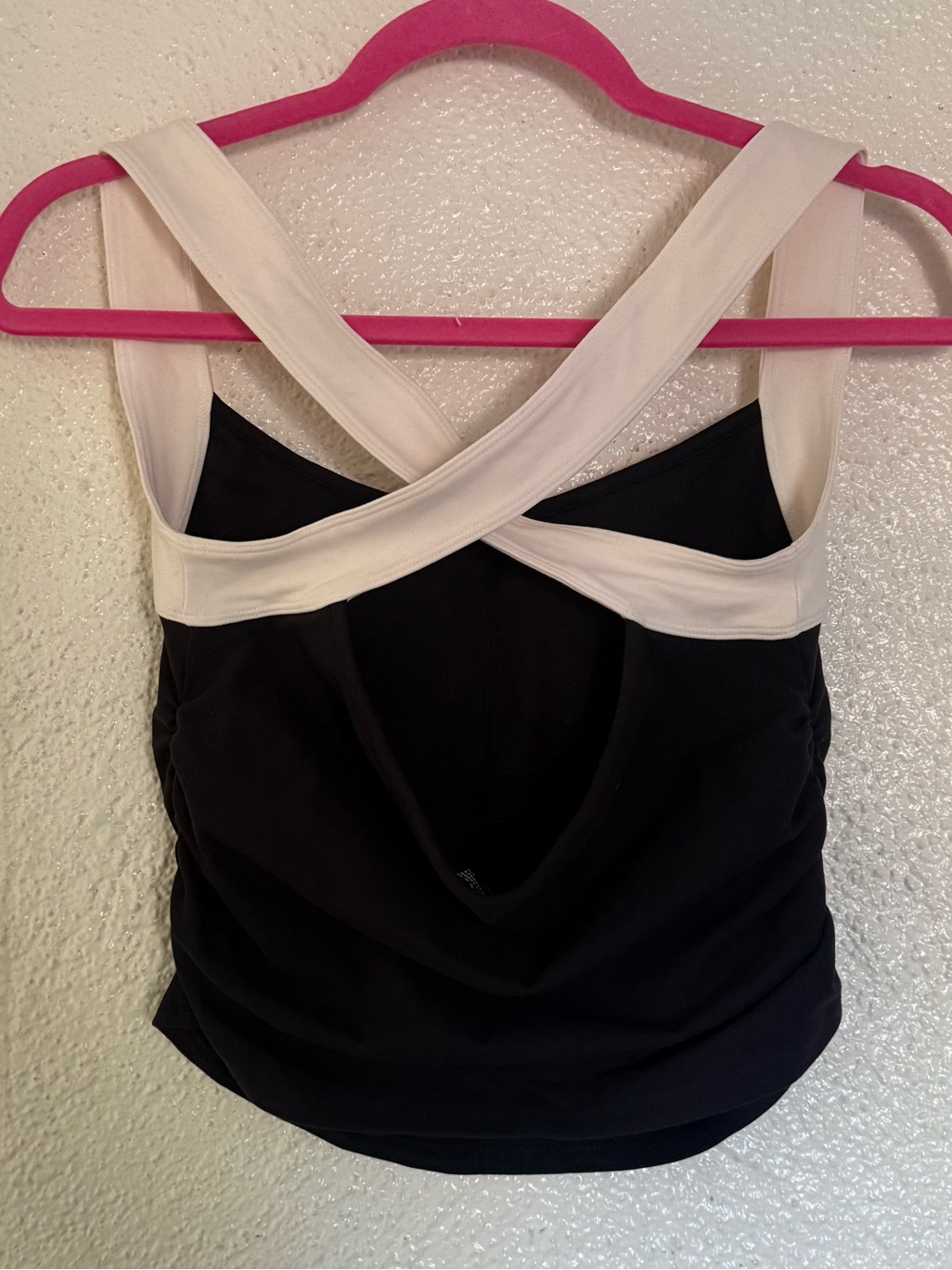 437 The Sculpt Tank Top In Black & Cream Size Large Nwt — image 5 of 8